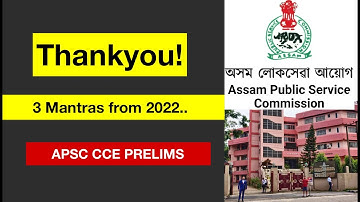 What I’ve Learned In 2022 Preparing For APSC CCE? #apscpreparation #apsc #apscmotivation
