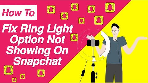 Fix !! Ring light option not showing on snapchat (Quick & Easy)