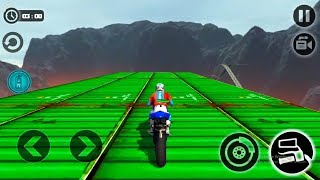 من المستحيل دراجة نارية المسارات-ألعاب السيارات الدراجة الجدية-أندرويد screenshot 2
