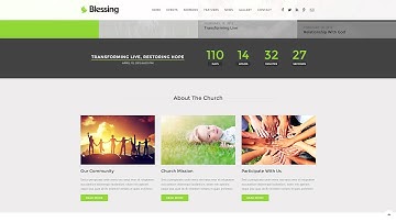 Blessing - Church Website Template