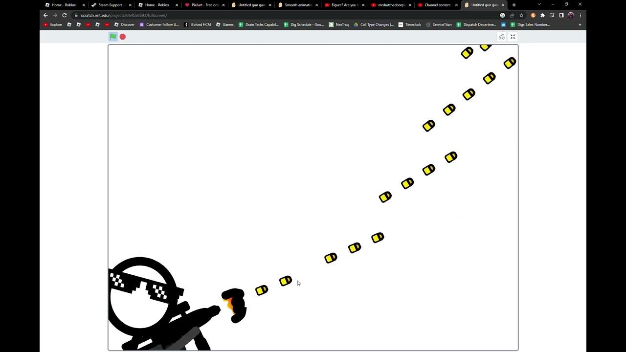 Scratch game I made YouTube