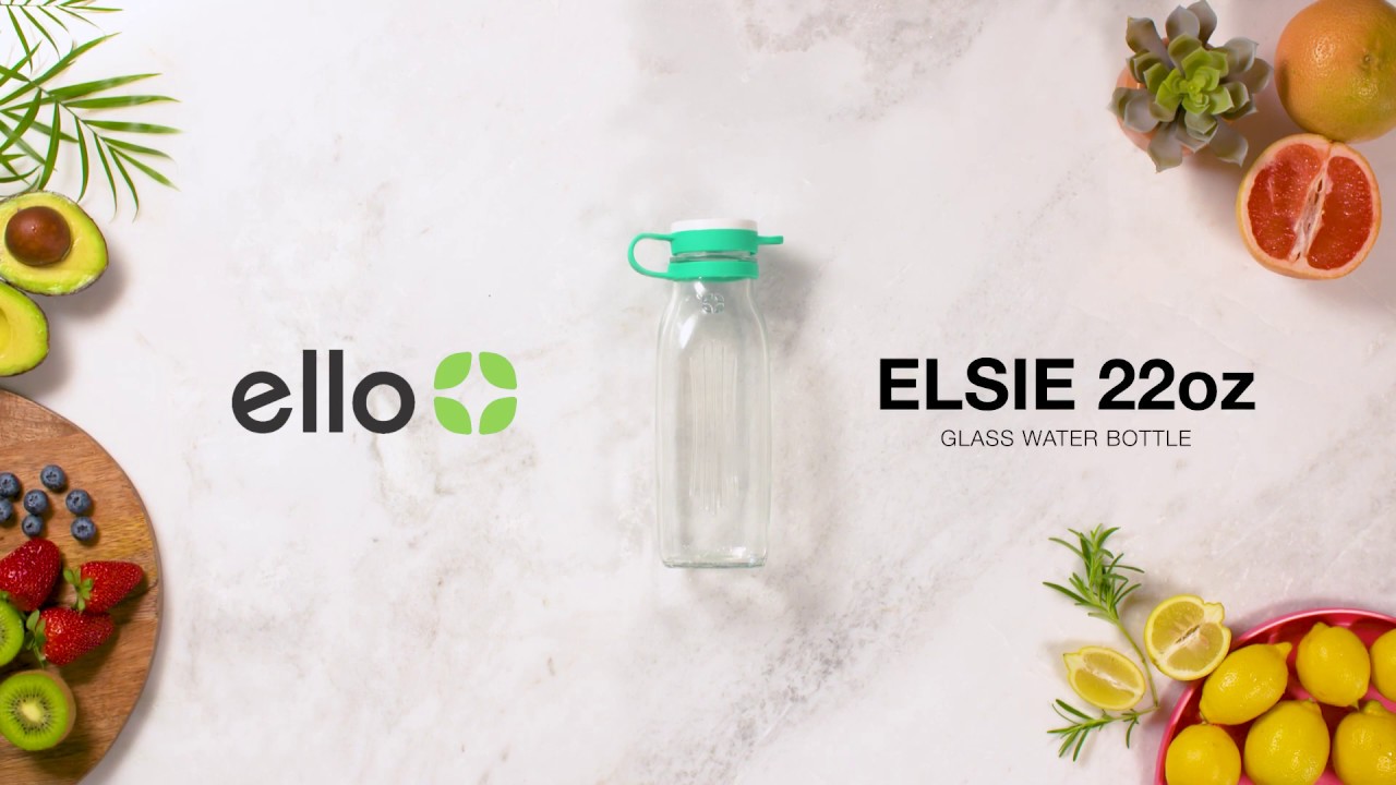 Ello Elsie Glass Water Bottle 