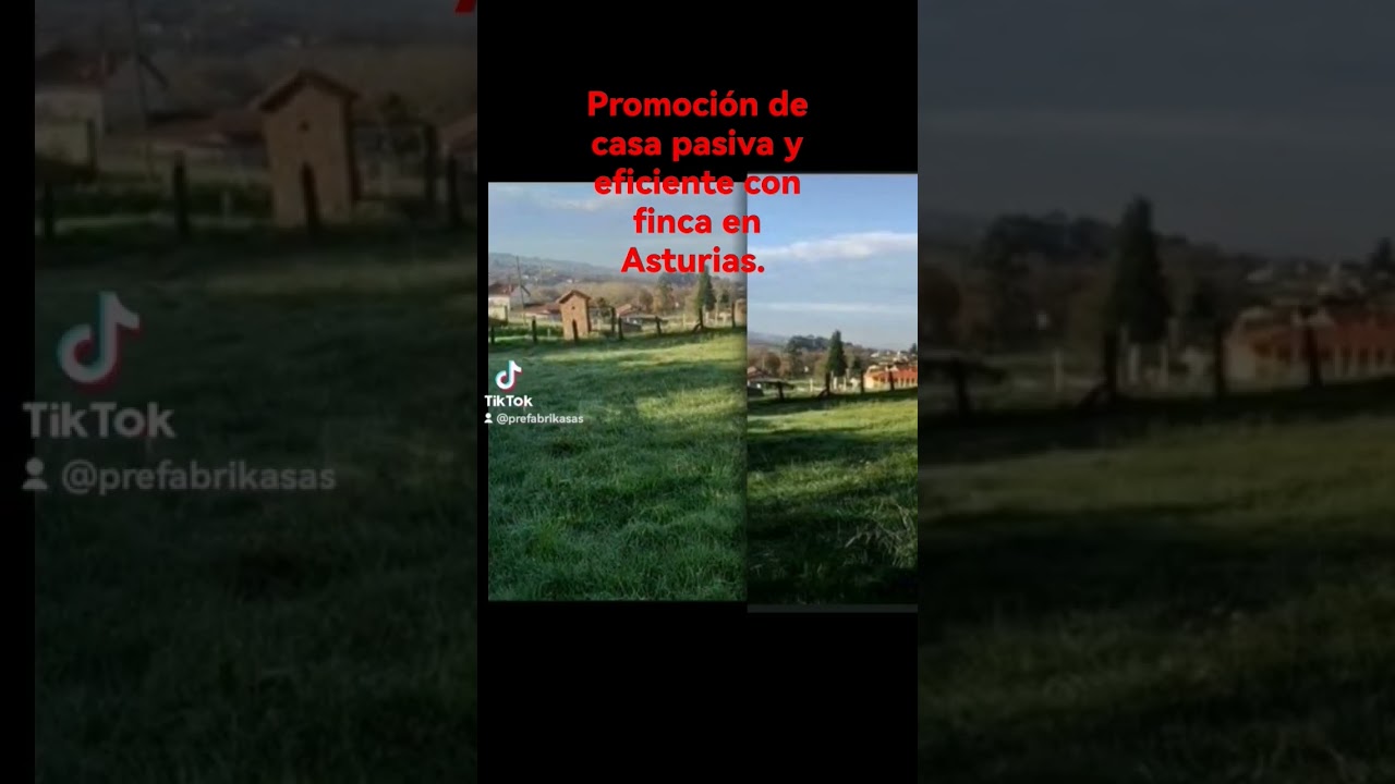Promoción de casa pasiva y eficiente con finca en Asturias.más Inf en la web #construccioneficiente