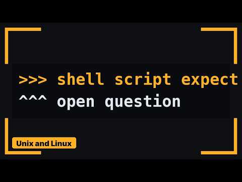 Unix & Linux: Unix Shell script using expect