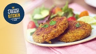 Tandoori Chickpea And Courgette Burgers With Hazel Wallace