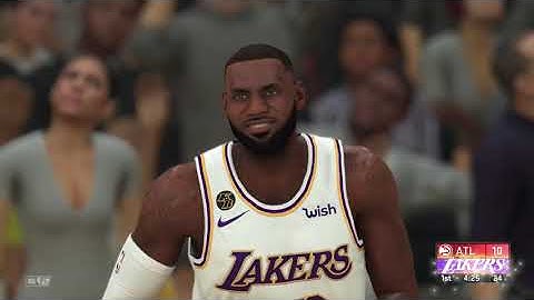 NBA 2K20 Season mode - Atlanta Hawks vs Los Angeles Lakers - (Xbox One HD) [1080p60FPS]