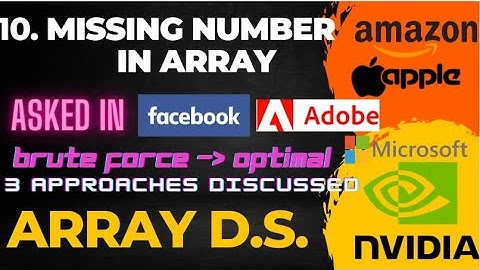 10. Missing Number ( leetcode 268 | C++ Code | explaination | 3 Approaches | Brute -Better-Optimal)