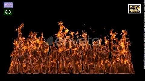 Fire B2 Loop 4K | Motion Graphics - Envato elements