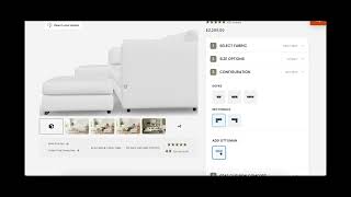 3D configurator for Modular Sofa companies
