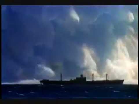 تجربة اول صاروخ نووي فى المحيط الهادئ لا للقلوب الضعيفه