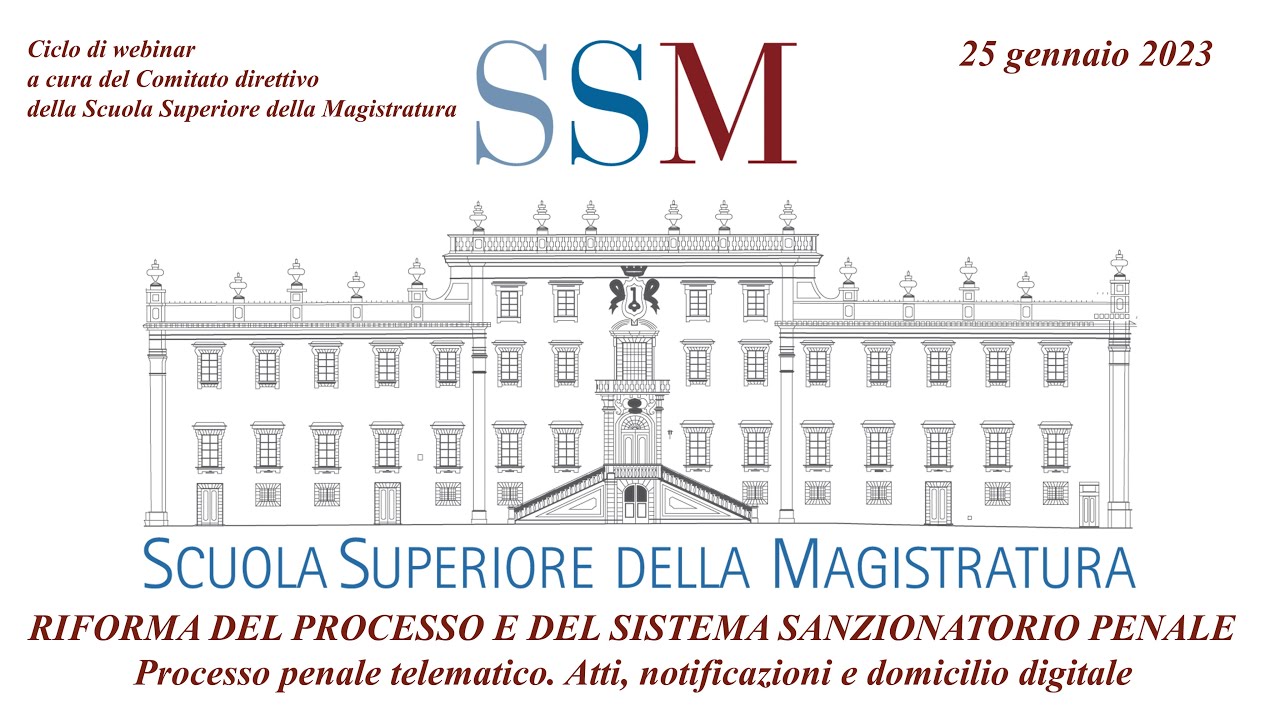 9. Processo penale telematico  Atti, notificazioni e domicilio digitale