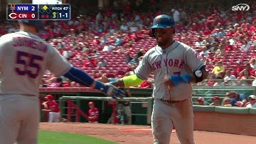 NYM@CIN: Reyes scores on a wild pitch in the 3rd