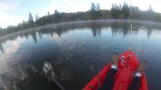 Bass fishing with BIWAA Fishing Performance. Spring Lake, Santa Rosa.