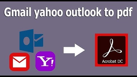 How to Convert Gmail yahoo and outlook mail to pdf document