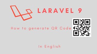 Laravel 9 - How to generate QR Code in English