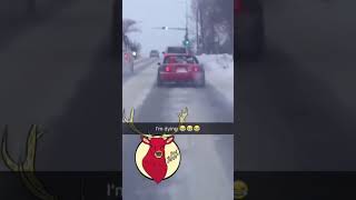 People Driving A Convertible In -25c/-13f In Canada