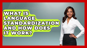 What Is Language Standardization And How Does It Work? - TalkingSoutheastEurope