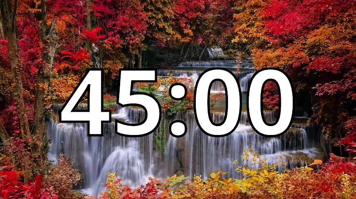 45 Minutes Autumn/Fall Countdown Timer With Music and Alarm (Simple Beep)