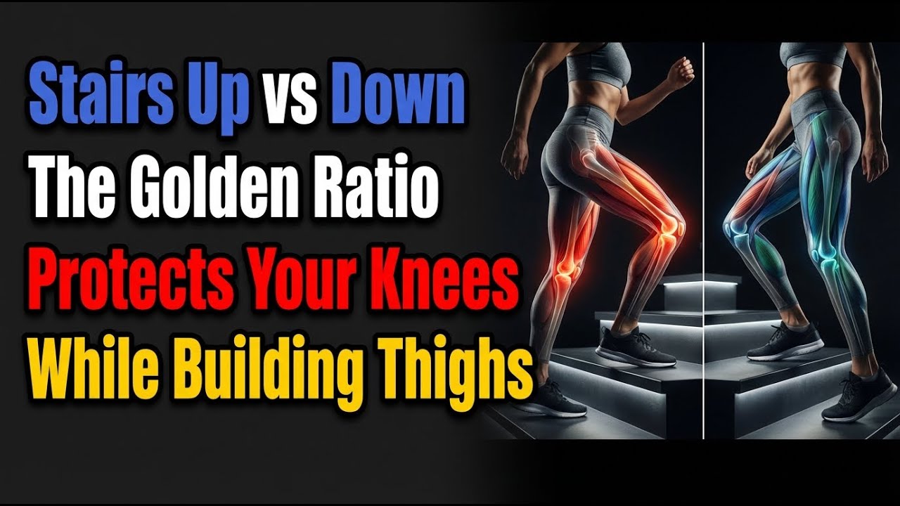 Stairs Up vs Down：The Golden Ratio That Protects Your Knees While Building Powerful Thighs