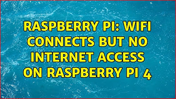 Raspberry Pi: Wifi connects but no internet access on Raspberry Pi 4