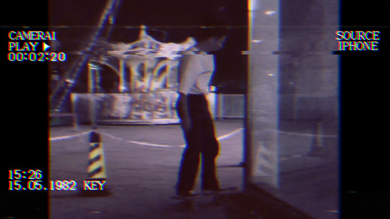 Skateboarding with vaporwave