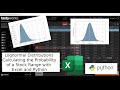 Lognormal Distributions:  Calculating the Probability of a Stock Range with Excel and Python