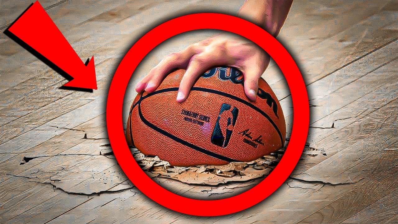 Ball gets stuck during NBA game.. YouTube