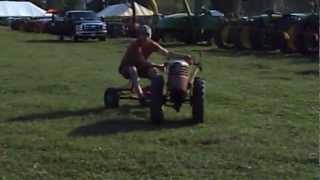 Famous David Bradley "Super 3" walk behind tractor with riding sulky Profile