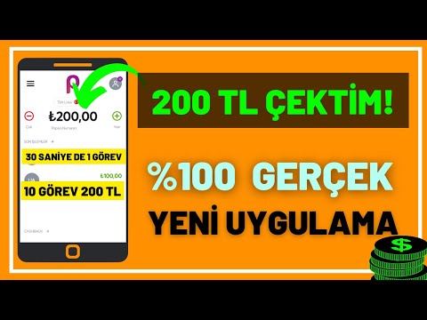 200 TL PARA ÇEKTİM (ÖDEME KANITLI) - İnternetten Para Kazanma 202 - PARA KAZANDIRAN UYGULAMA!