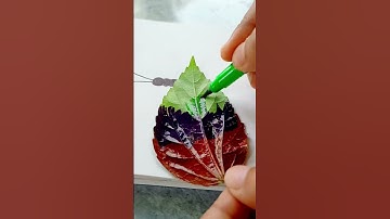 Butterfly  🦋 leaf 🍀 art 🎨 easy leaf art 🦋 for beginners ♥️#shorts #leafart #butterfly  @pen.pencils