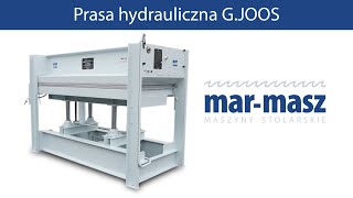 Prasa hydrauliczna G JOOS - Mar-Masz | Woodworking Machines