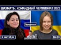 Россия - Украина! 🏆 Полуфинал. Командный чемпионат мира 2021. Женщины 🎤 Дмитрий Филимонов ♕ Шахматы