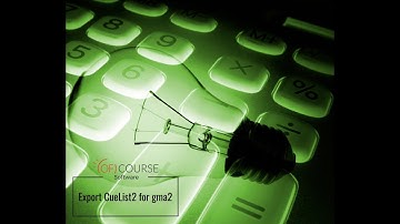 Export CueList2 for gma2 Tutorial - New!!!