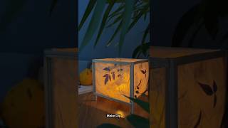How to make Aesthetic Leaf Lantern at home | DIY Room Decor Ideas ✨ #roomdecoration #artandcraft