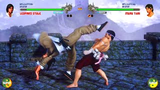 LEOPARD STYLE vs MUAY THAI (Hardest Difficulty) Shaolin vs Wutang 2 - PC