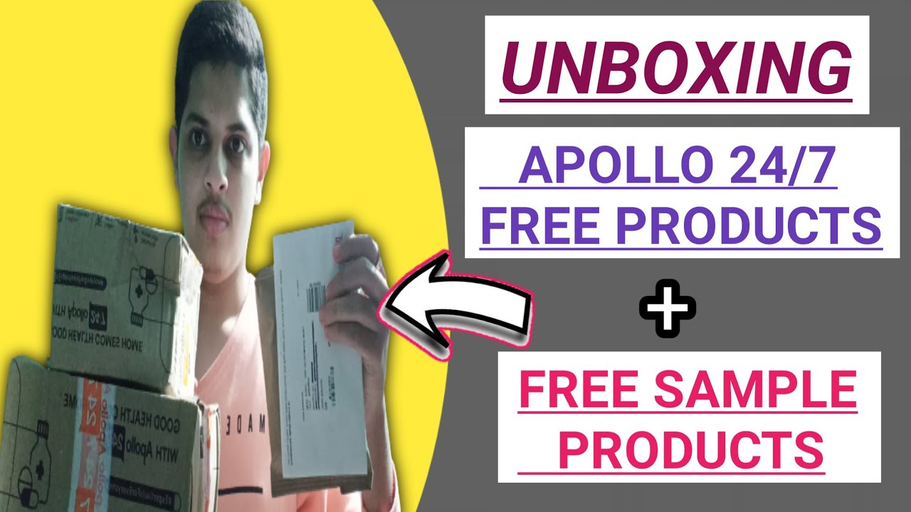 Free Sample Products In India | Apollo 24 / 7 Free Products | Unboxing |TECHEARN 
