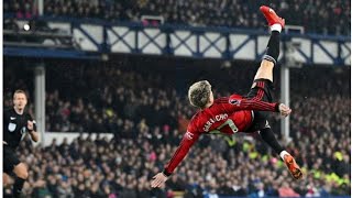 The Similar Goals - Rooney Garnacho Bicycle Kick Goals Manchester United