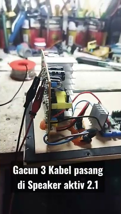 Gacun 3 Kabel Pengganti IC PWM di Speaker Aktif Niko 2.1 Channel