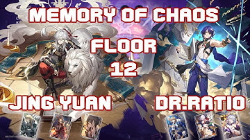 Jing Yuan Hypercarry & Dr.Ratio Follow up Carry | Memory Of Chaos Floor 12 | Honkai Star Rail