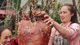 I was amazed to see the speed of chopping roast pork as fast as a formula 1 car.