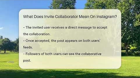 What Does Invite Collaborator Mean On Instagram? - Everyday-Networking
