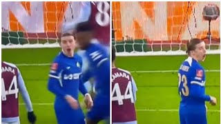 Chelsea fans spot Conor Gallagher’s ‘priceless’ reaction to Enzo Fernandez’s stunning free-kick...