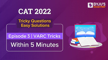CAT Tricky Question Easy Solution | CAT Verbal Ability and Reading Comprehension | CAT 2022 #catvarc