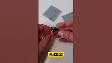 VL53L0X Time-of-Flight I2C range sensor for Arduino, ESP32 and Raspberry Pi #shorts