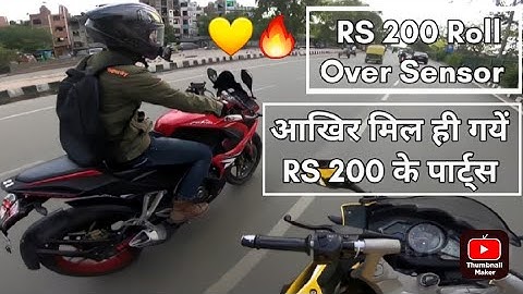 आखिर मिल ही गया Roll Over Sensor 💛 pulsar rs 200 roll over sensor problem | rs 200 roll over sensor