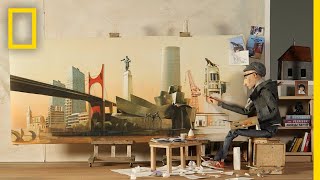 An Artist's Portrait of His Spanish Hometown Bilbao | National Geographic