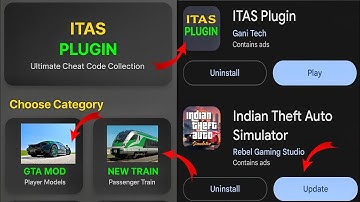 Indian Theft Auto Simulator 🔥 GTA MOD + New Train Update 😱 ITAS Plugin Full Cheat Unlock