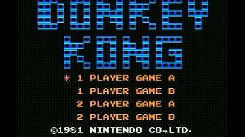 Donkey Kong (NES) Music - Title Theme