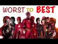RANKING Every LIVE ACTION Flash Suit WORST to BEST