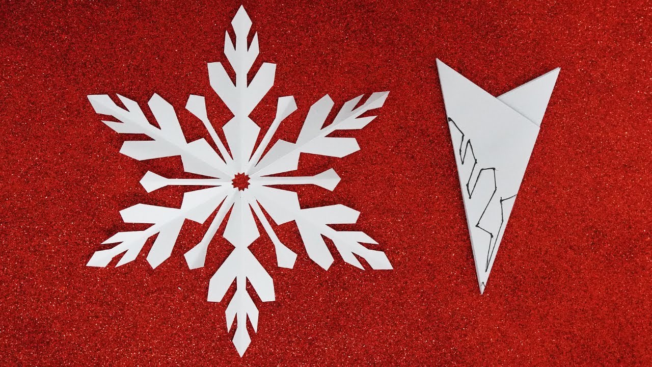 Paper Snowflake Patterns❄️Making Paper Snowflakes🎄DIY Christmas  Decorations 